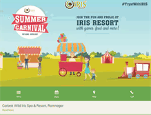 Tablet Screenshot of irisresorts.com